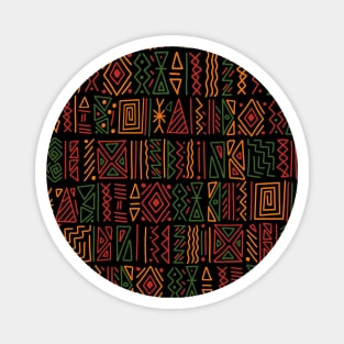 African Pattern Magnet